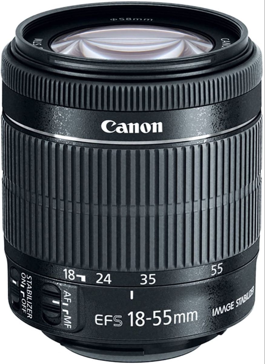 Used Canon EF-S 18-55mm f/3.5-5.6 III Lens (Tested) - Compatible with Rebel T7/T6/T5, 90D, 80D & More