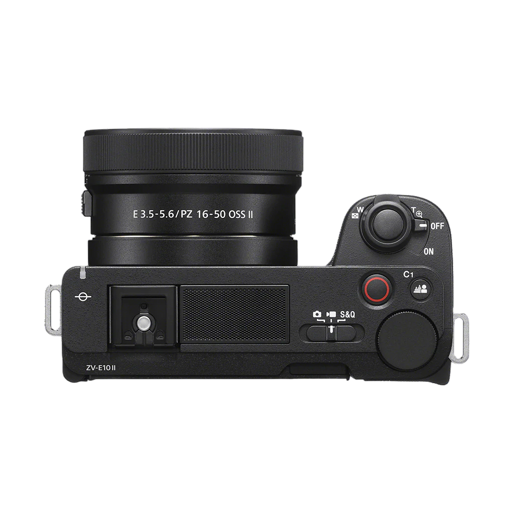 Sony ZV-E10 II Mirrorless Camera with 16-50mm Power Zoom Lens (New) - 26MP, 4K60, AI Auto Framing, Compact Vlogging Camera