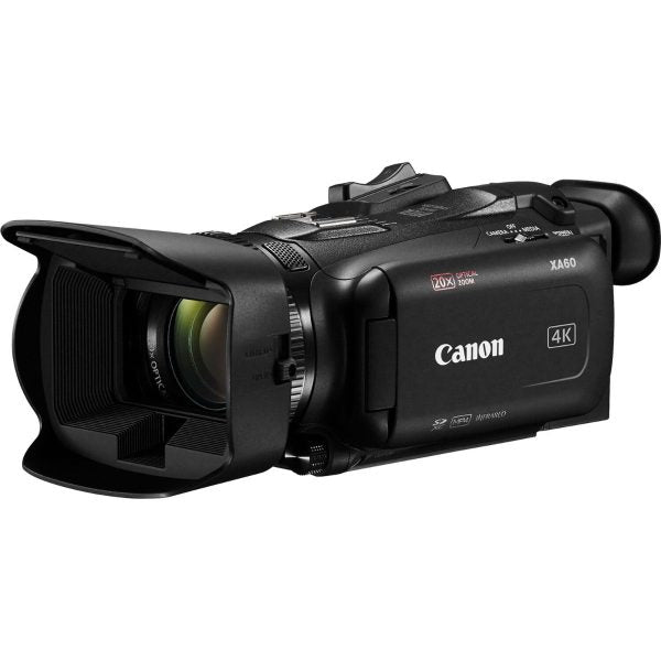 Canon XA60 Professional UHD 4K Camcorder - 15x Zoom, Dual Pixel AF (Black)