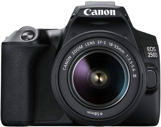 Canon EOS 250D (Rebel SL3) DSLR Camera w/ EF-S 18-55mm f/4-5.6 IS STM Lens - Black  (Pre-Owned)