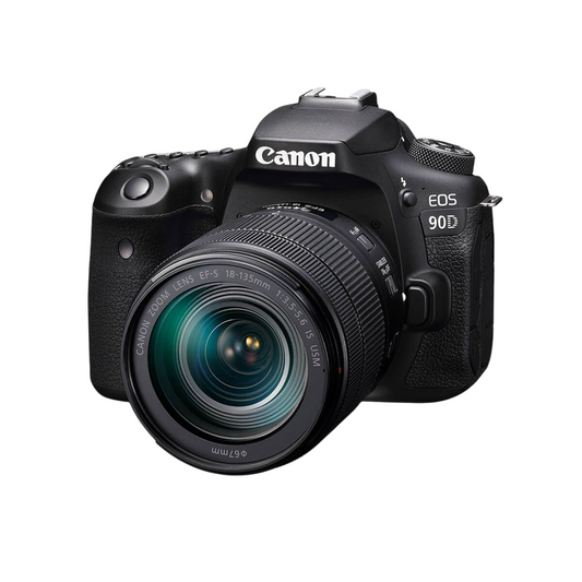 Canon EOS 90D DSLR Camera with EF-S 18-135mm f/3.5-5.6 IS USM Lens - 32.5MP (Pre-Owned)