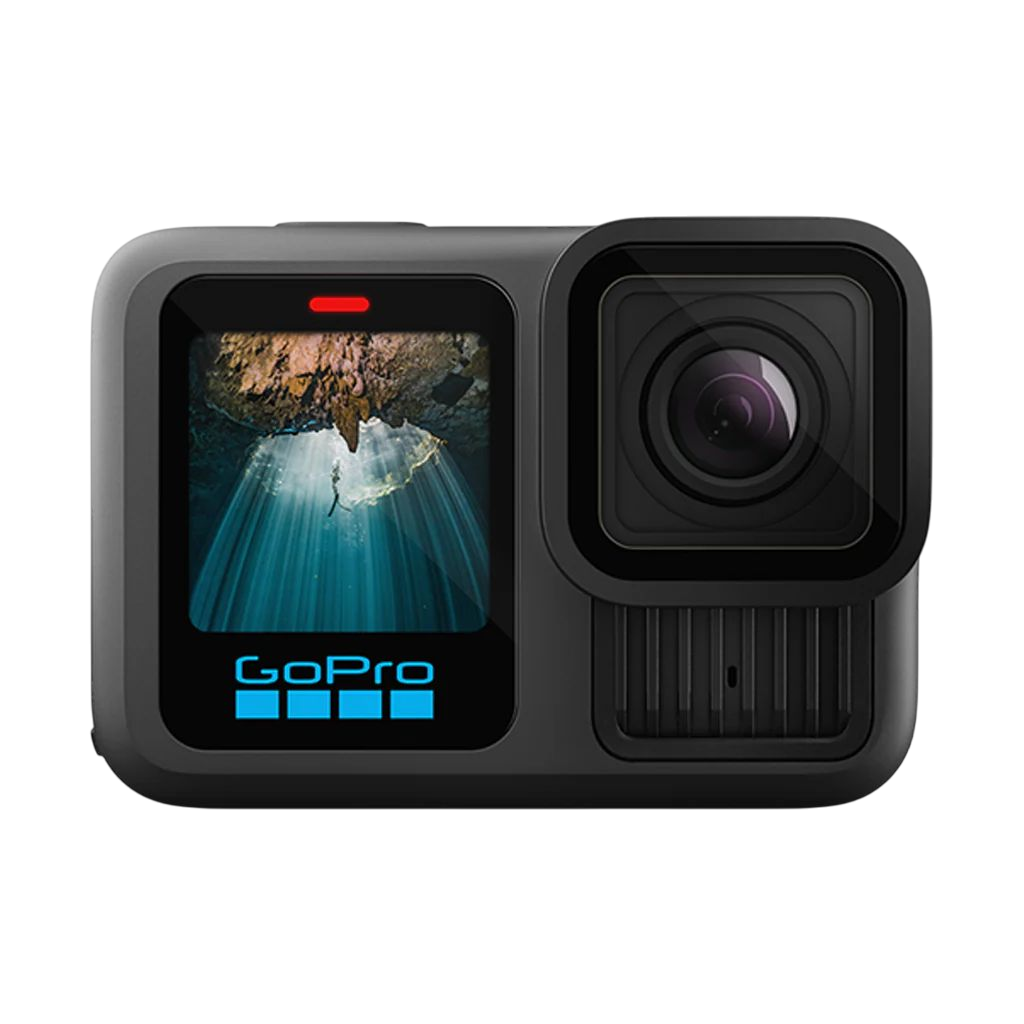 GoPro HERO13 Black Action Camera (New) - 5.3K60/4K120 Video, HyperSmooth 6.0, Enduro Battery, Waterproof to 33ft