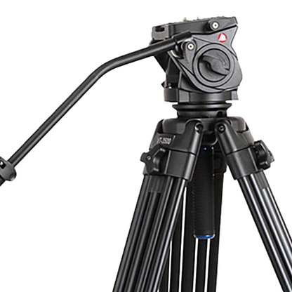 Kingjoy VT3500 Professional Video Tripod with Fluid Head - 75mm Bowl, Load Capacity 17.6lbs (8kg), Aluminum Alloy