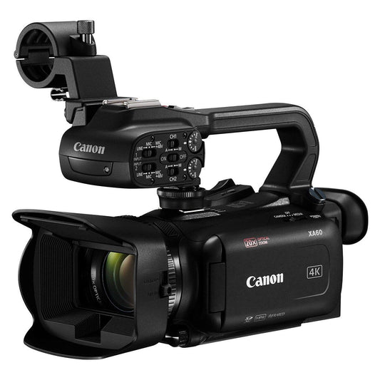 Canon XA60 Professional UHD 4K Camcorder - 15x Zoom, Dual Pixel AF (Black)