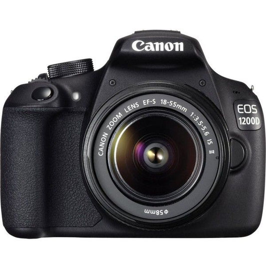 Used Canon EOS 1200D (Rebel T5) DSLR Camera - 18MP, 1080p Video, EF-S 18-55mm Lens (Tested & Working)
