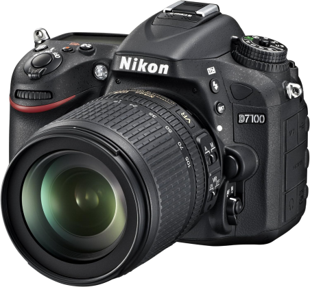 Nikon D7100 DSLR Camera with AF-S DX 18-55mm f/3.5-5.6G VR Lens Kit - 24.1MP DX-Format