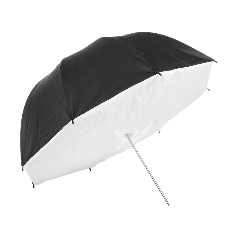 Godox 84cm/33" Black & White Umbrella - Reversible Reflective/Shoot-Through for Studio Lighting