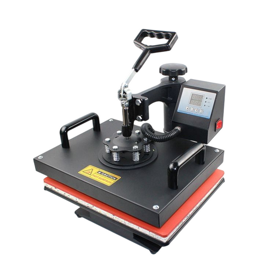 H-PRESS/3838 Heatware 380×380mm (15×15") Swing-Away Flat Heat Press Machine - Digital Control, 0-230°C, for T-Shirts & Sublimation