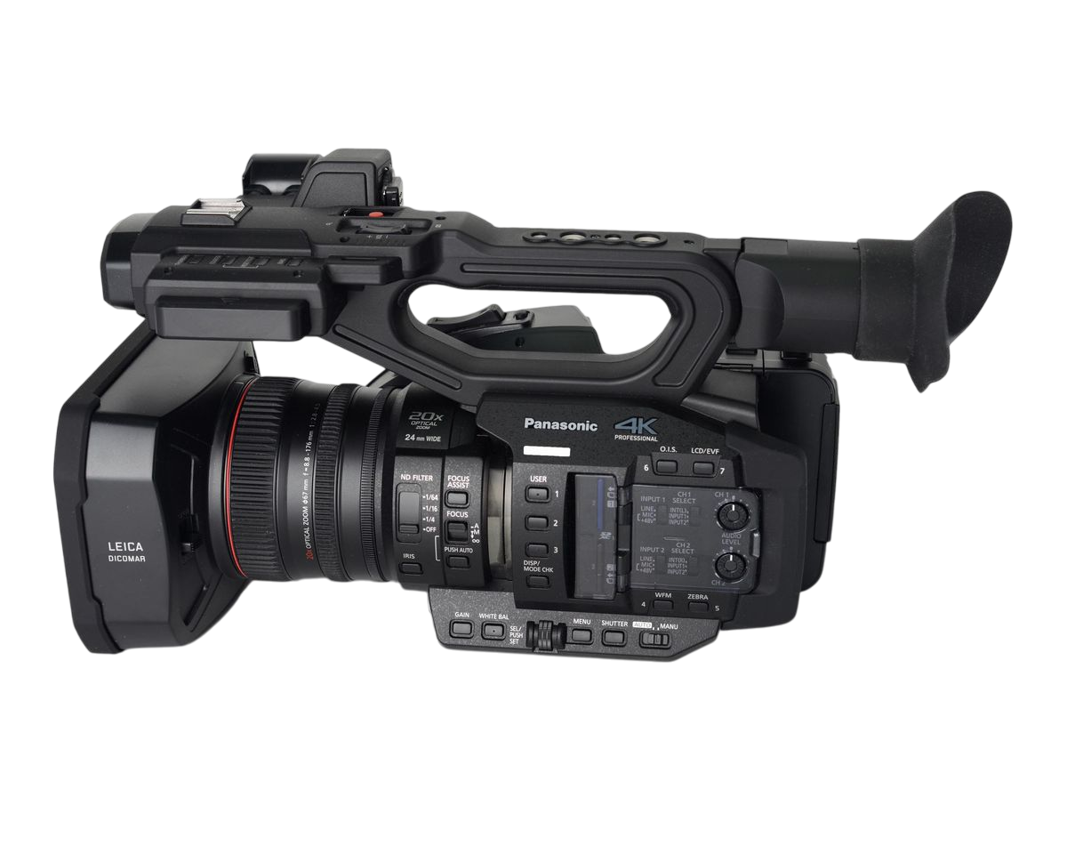 Panasonic AG-UX90 4K Camcorder - 1" MOS Sensor, 15x Zoom, Dual SD Slots - Professional Video Camera