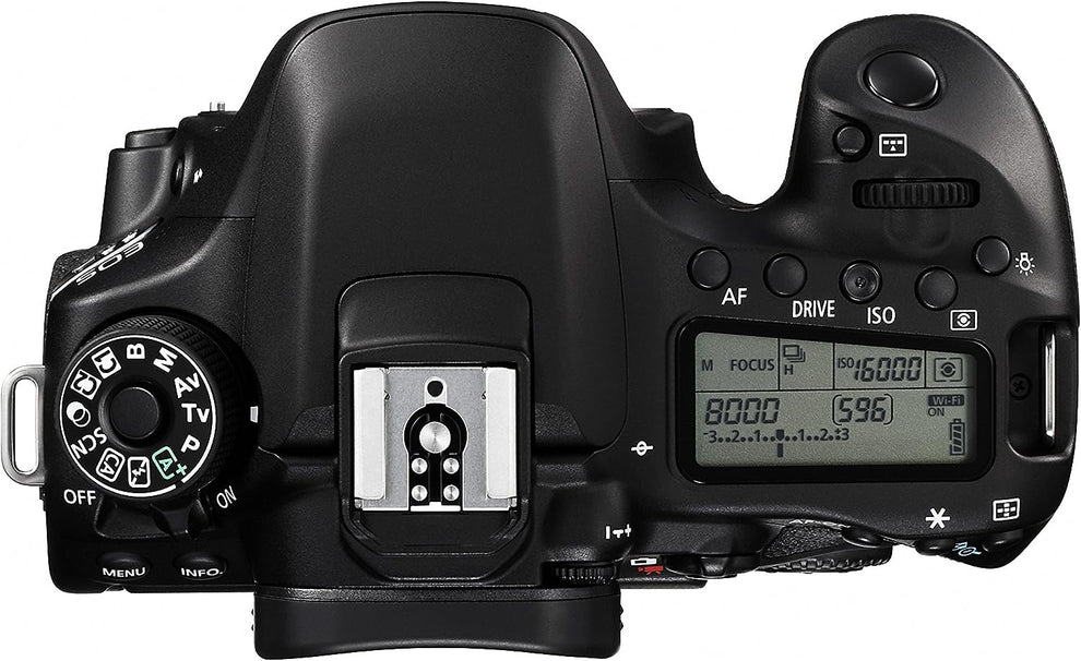 Canon EOS 80D DSLR w/ EF-S 18-55mm f/3.5-5.6 IS STM Lens - 24.2MP, 45-Point AF, WiFi