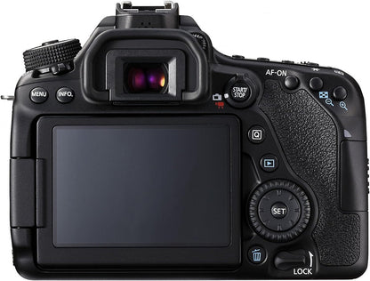 Canon EOS 80D DSLR w/ EF-S 18-55mm f/3.5-5.6 IS STM Lens - 24.2MP, 45-Point AF, WiFi