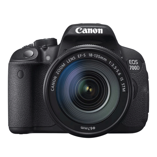 Canon EOS 700D (Rebel T5i) DSLR w/ EF-S 18-55mm f/3.5-5.6 IS STM Lens - 18MP, Touchscreen, Full HD