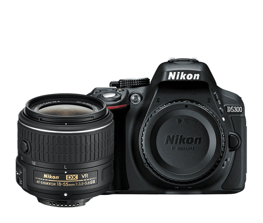 Nikon D5300 DSLR Camera with AF-P VR DX 18-55mm  Black (Pre-Owned)