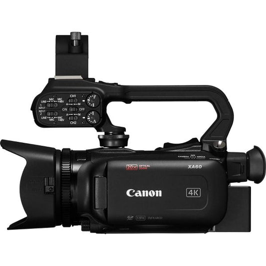 Canon XA60 Professional UHD 4K Camcorder - 15x Zoom, Dual Pixel AF (Black)