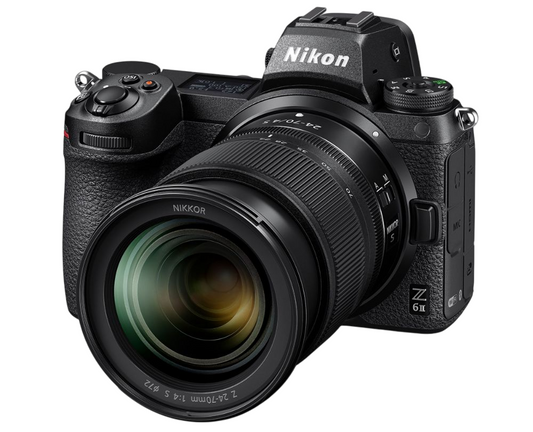 Nikon Z6 II Mirrorless Camera with NIKKOR Z 24-70mm f/4 S Lens Kit (24.5MP, 4K UHD, Dual EXPEED 6) - Used